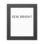 Sew Bright | Framed Print