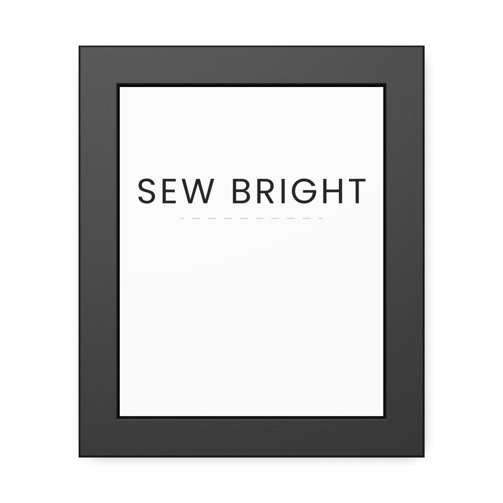 Sew Bright | Framed Print