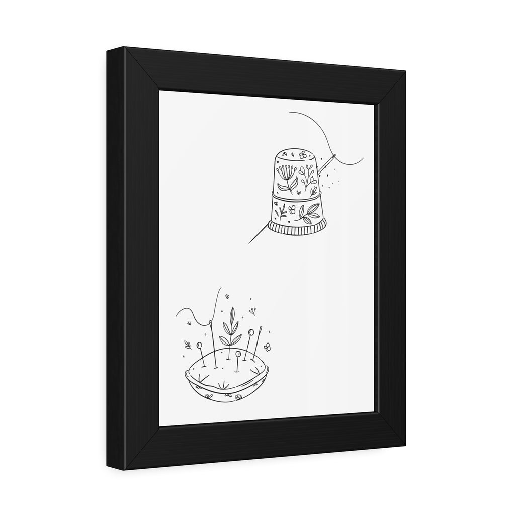Pin & Thimble | Framed Print