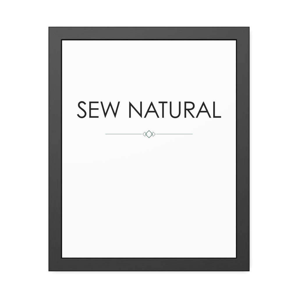 Sew Natural | Framed Print