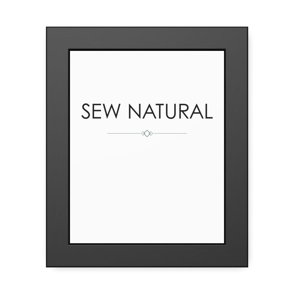 Sew Natural | Framed Print