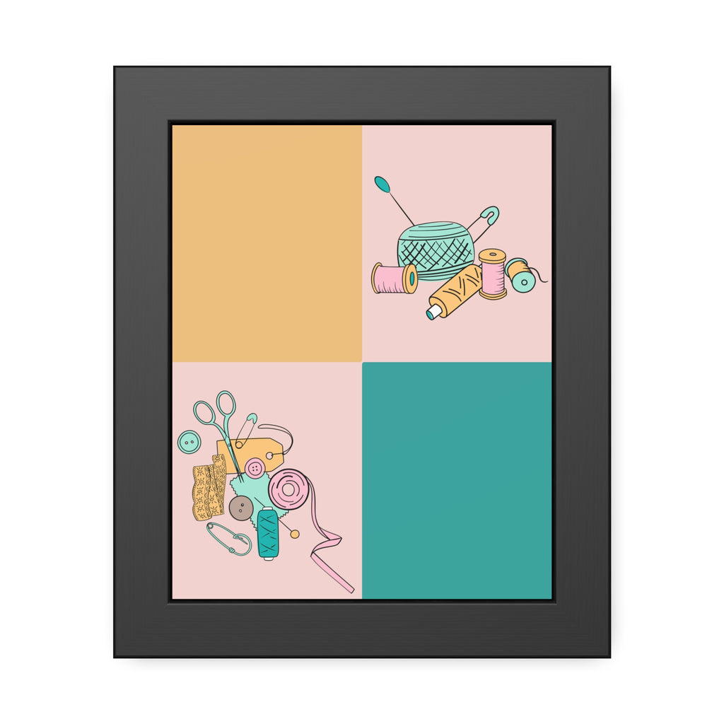 Block & Stitch | Framed Print