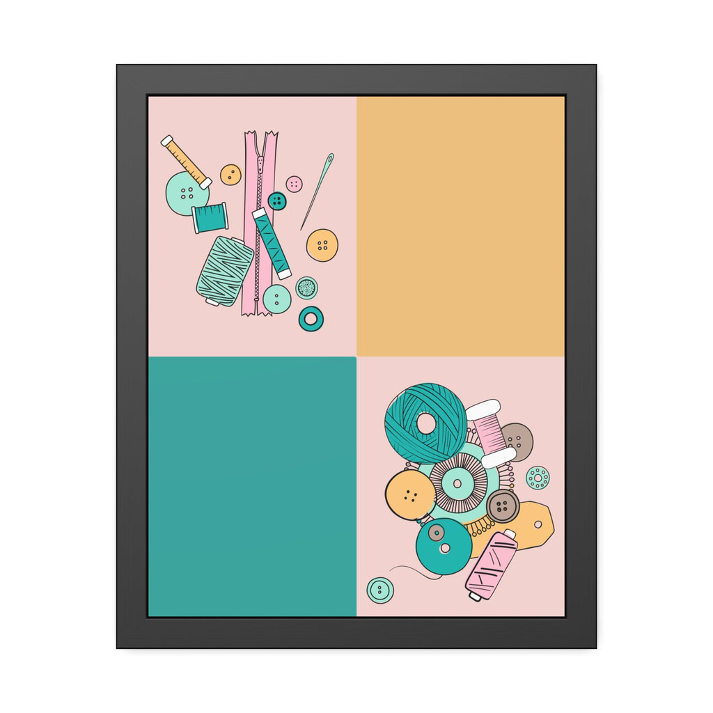 Color & Craft | Framed Print