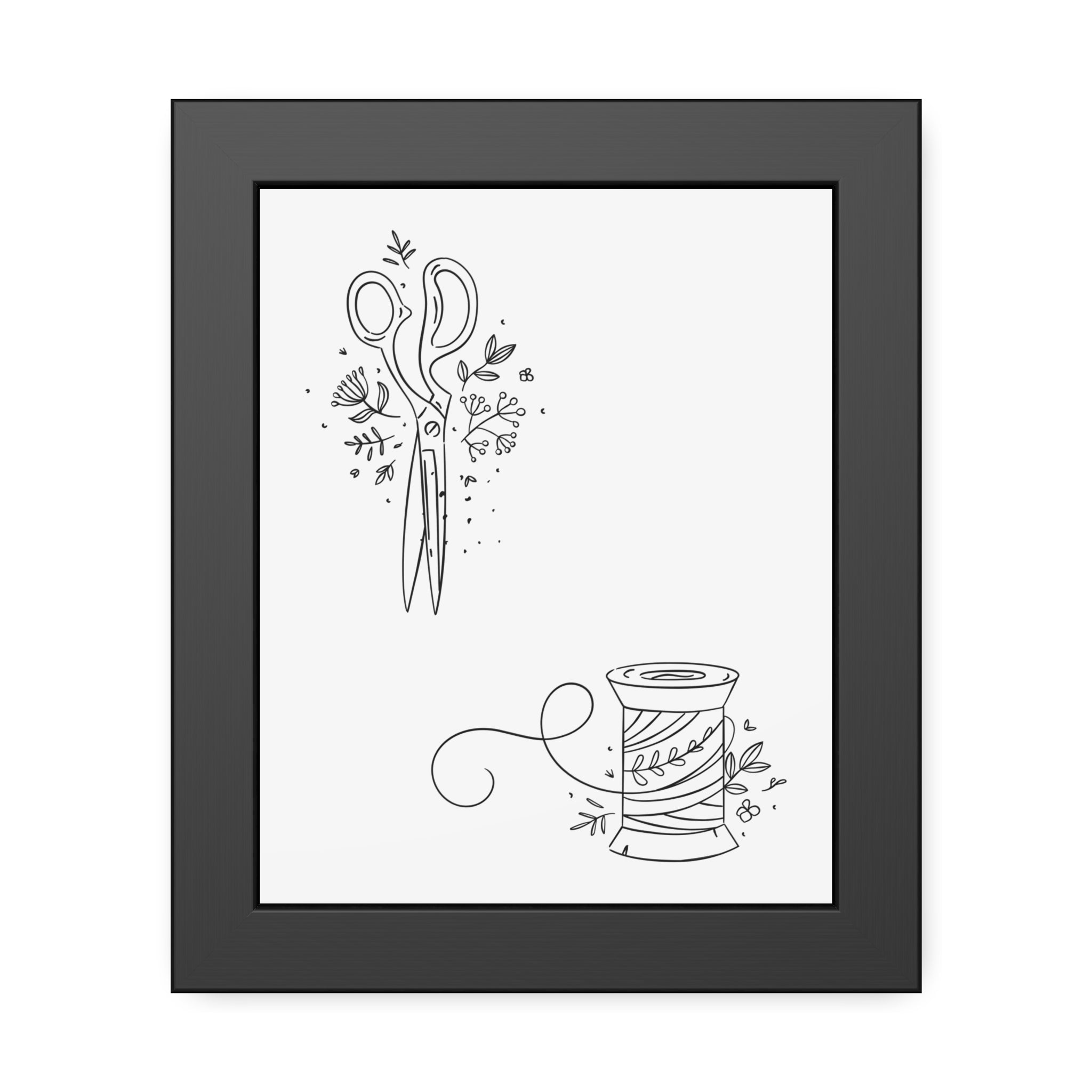 Thread & Shear | Framed Print