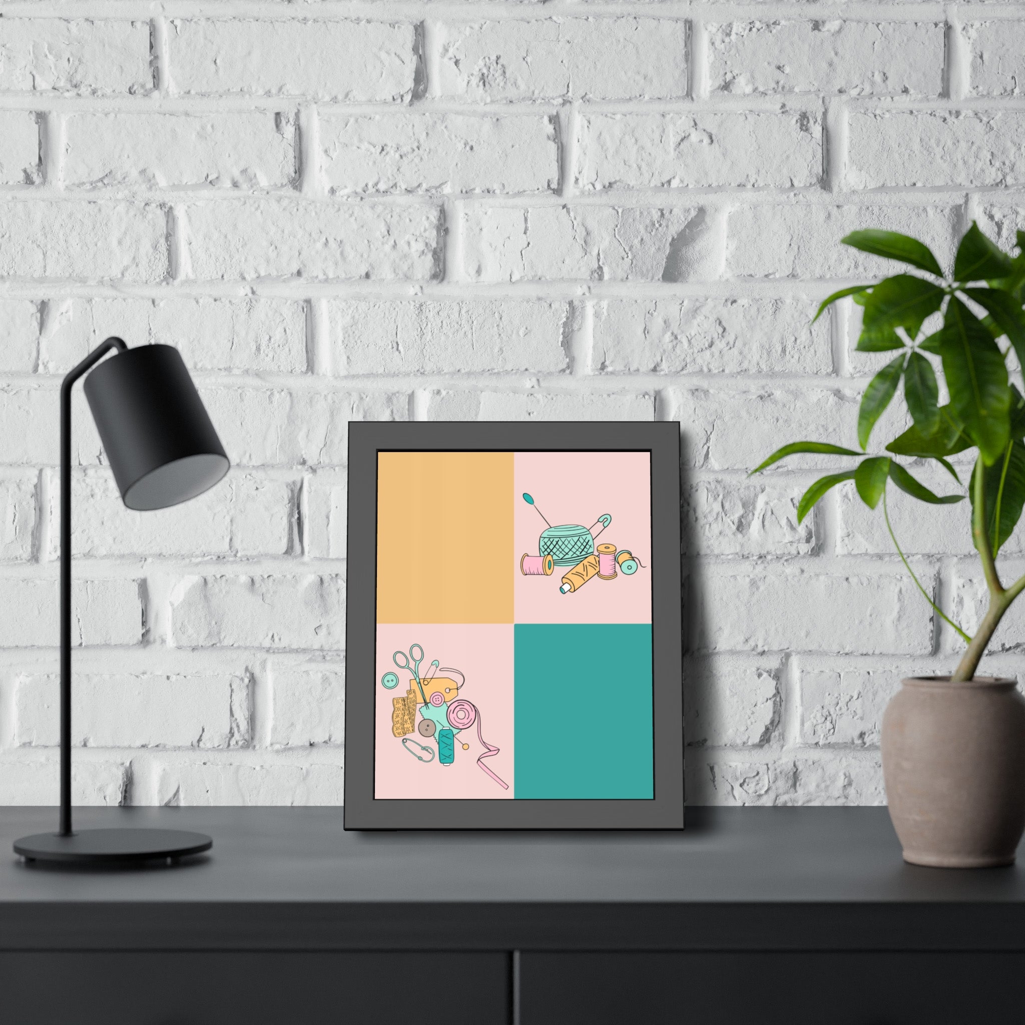 Block & Stitch | Framed Print