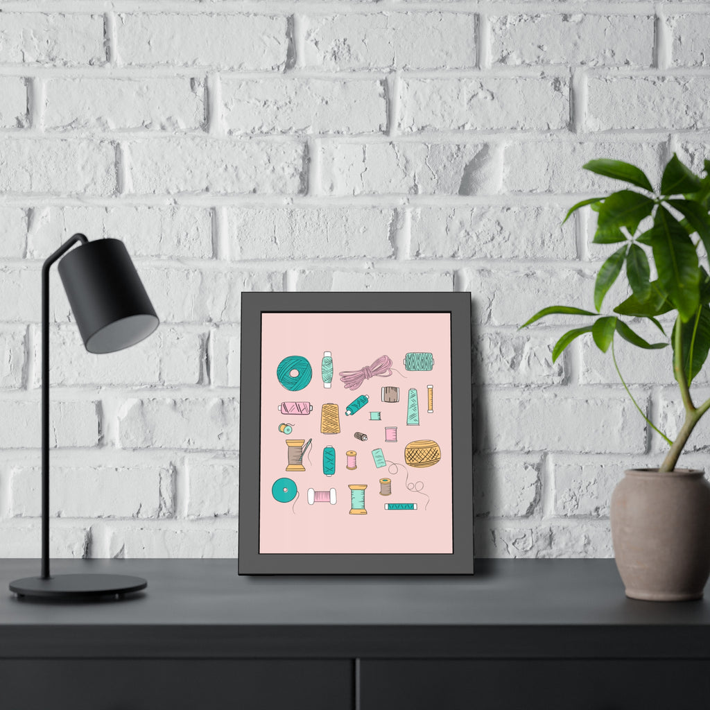 Studio Scatter | Framed Print