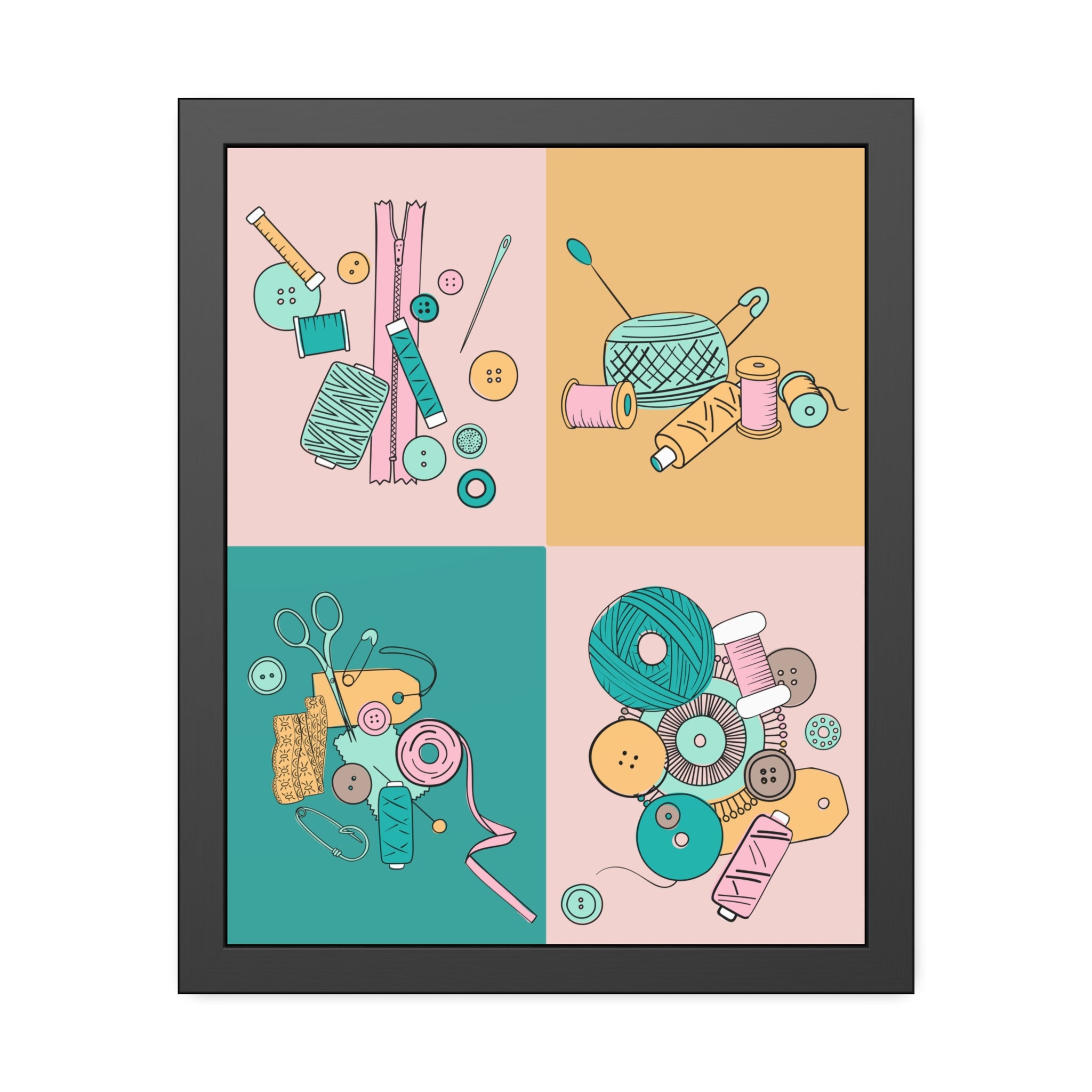 Craft Collage | Framed Print