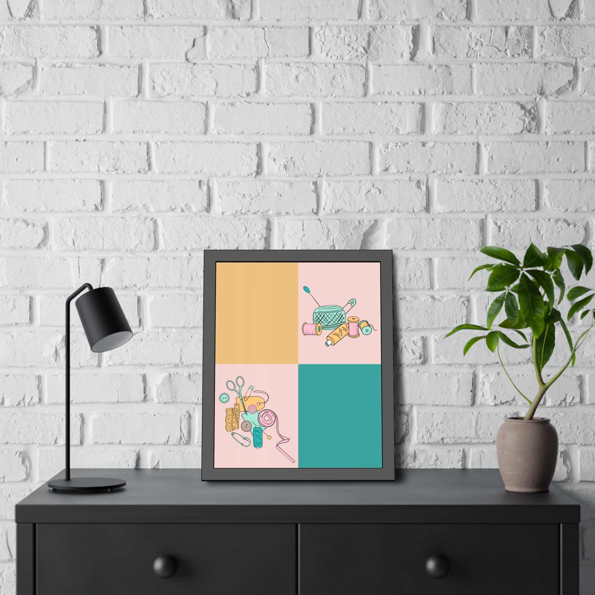Block & Stitch | Framed Print