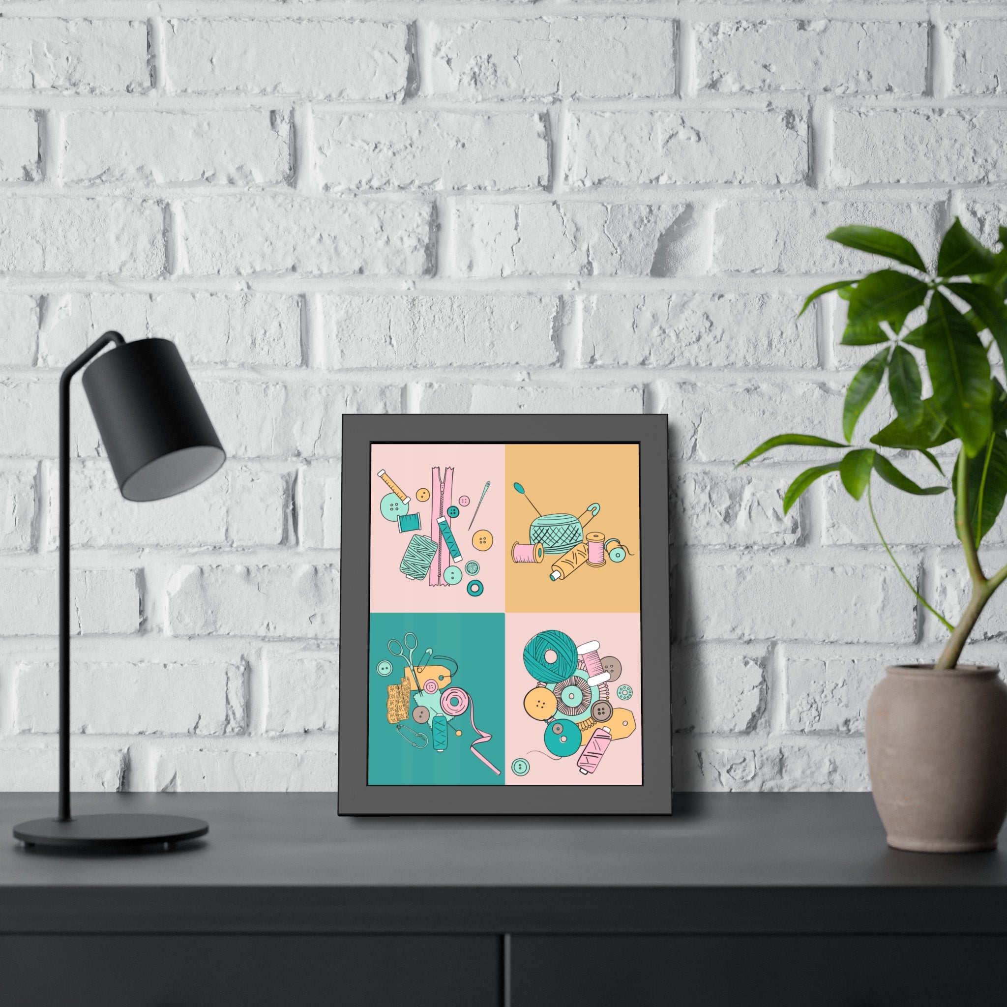 Craft Collage | Framed Print