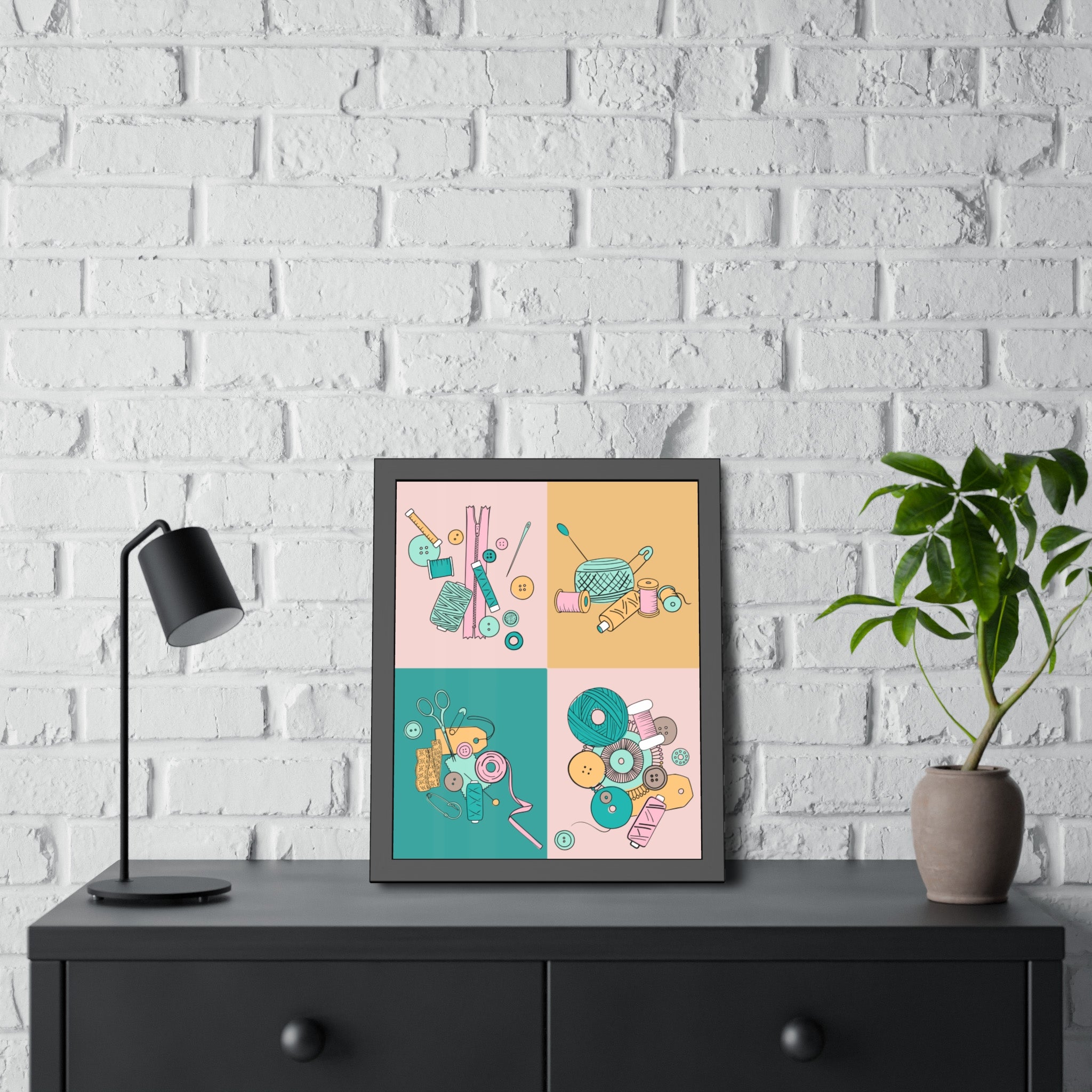 Craft Collage | Framed Print