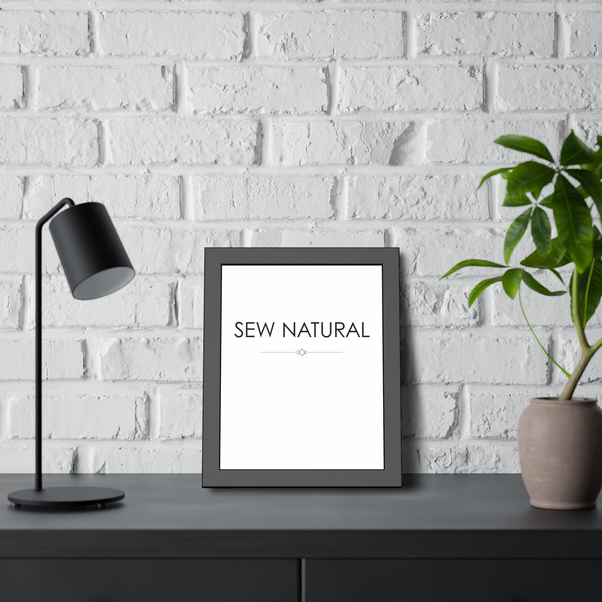 Sew Natural | Framed Print
