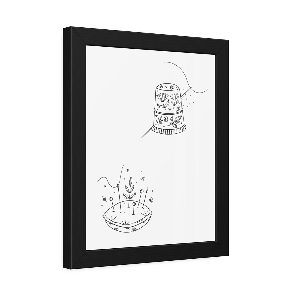 Pin & Thimble | Framed Print