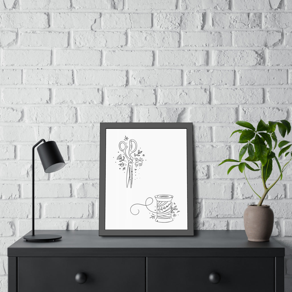 Thread & Shear | Framed Print