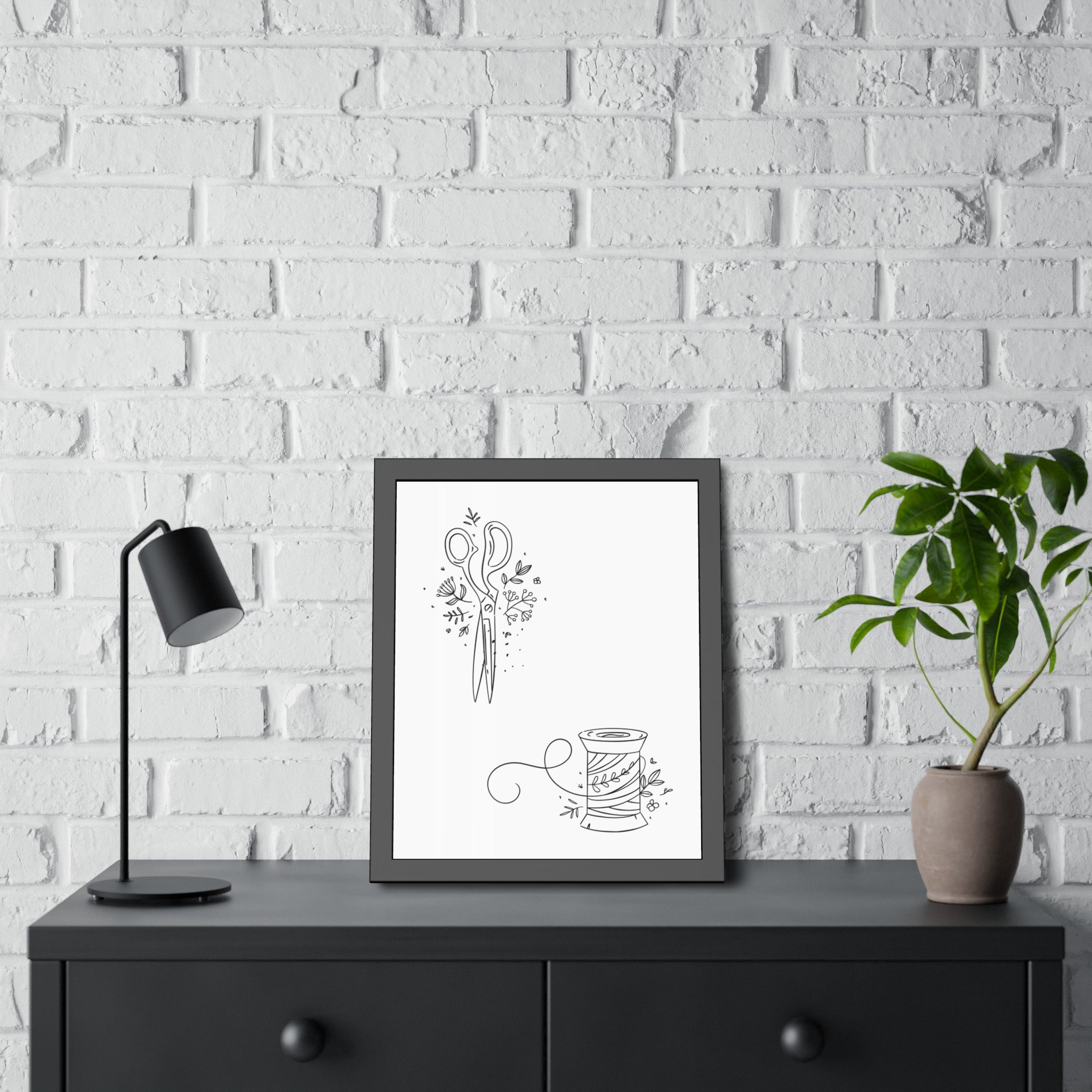 Thread & Shear | Framed Print