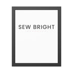 Sew Bright | Framed Print
