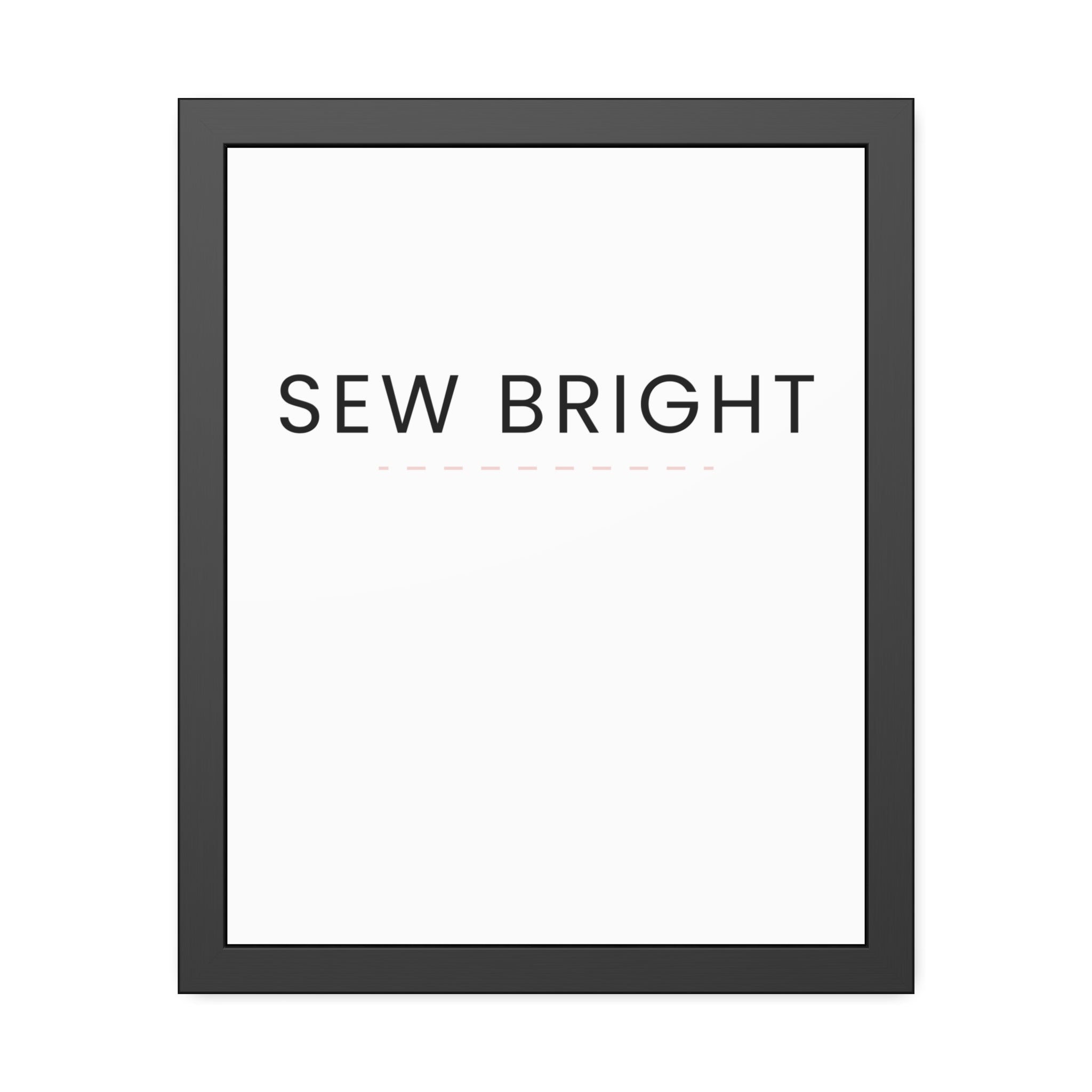 Sew Bright | Framed Print