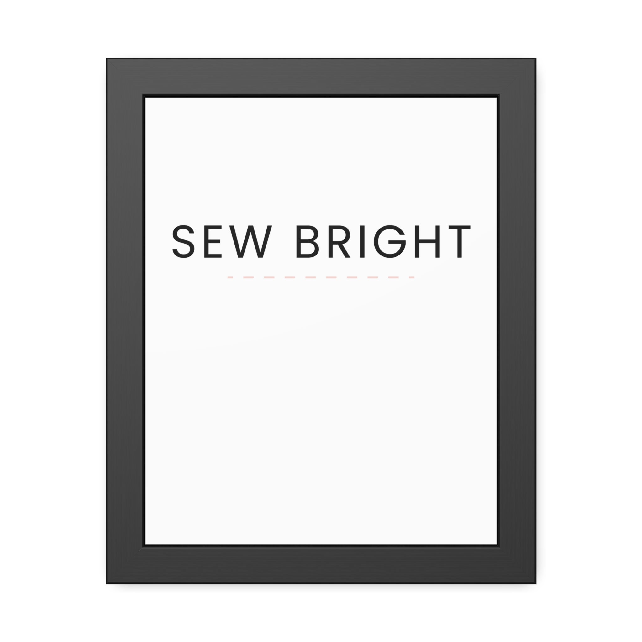 Sew Bright | Framed Print