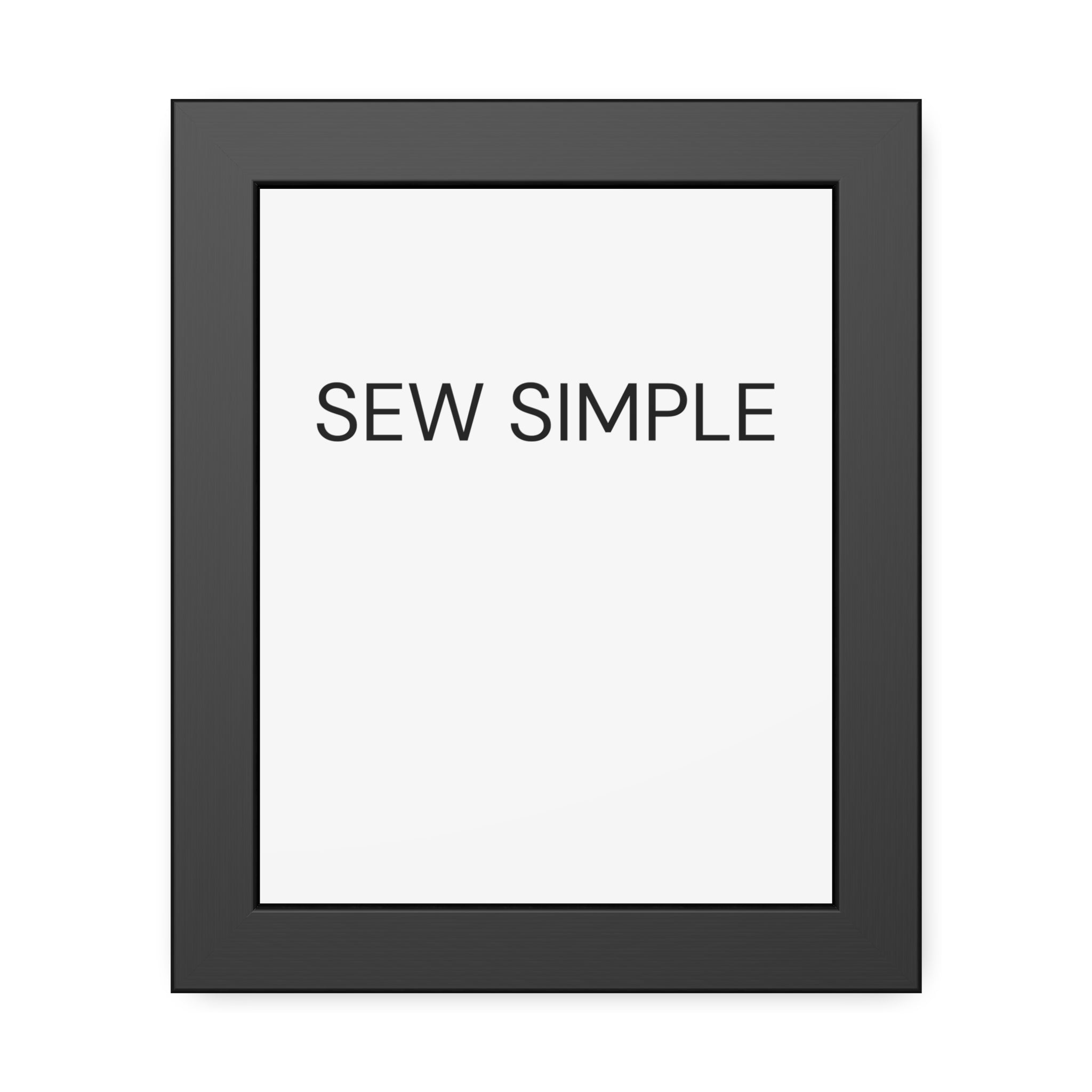 Sew Simple | Framed Print