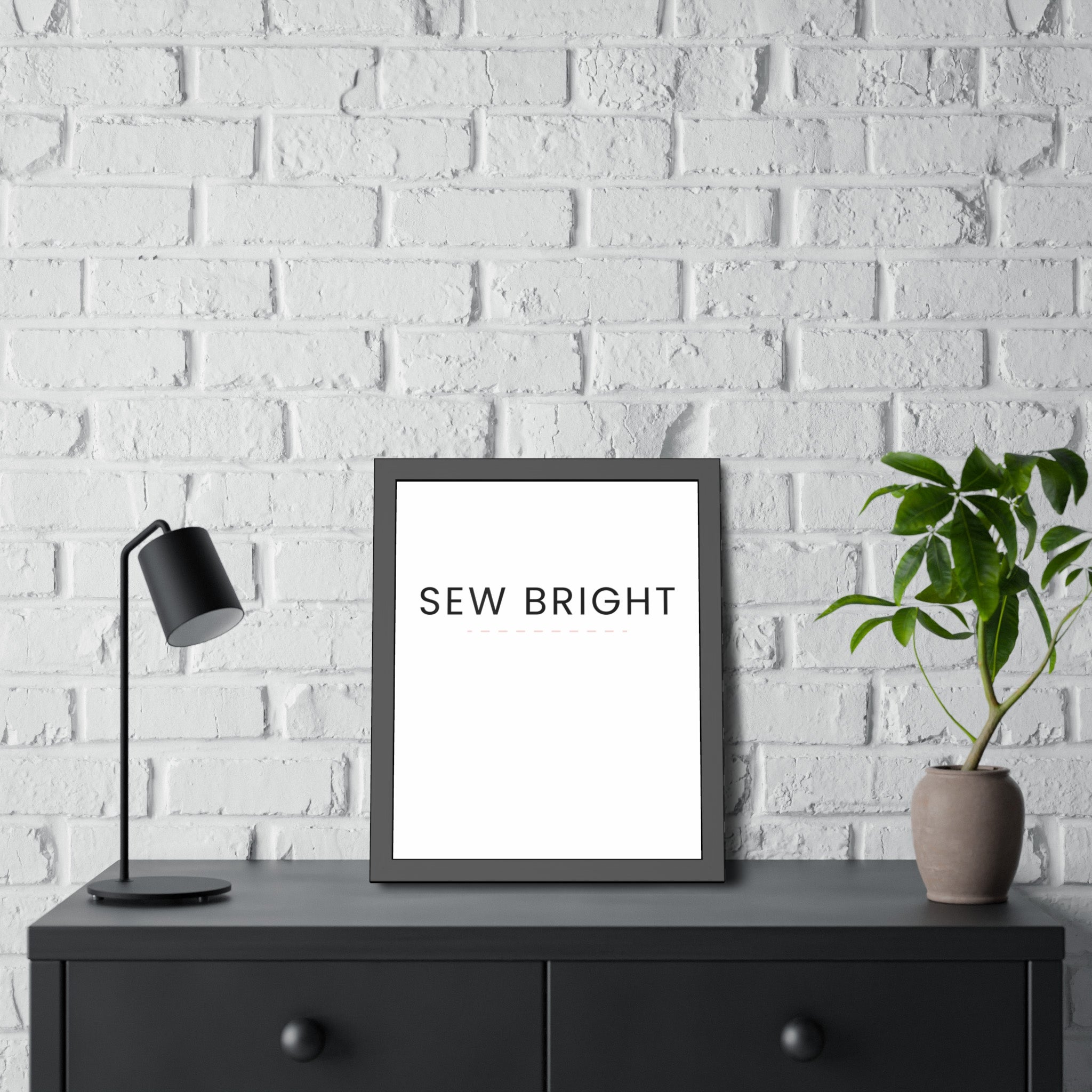 Sew Bright | Framed Print