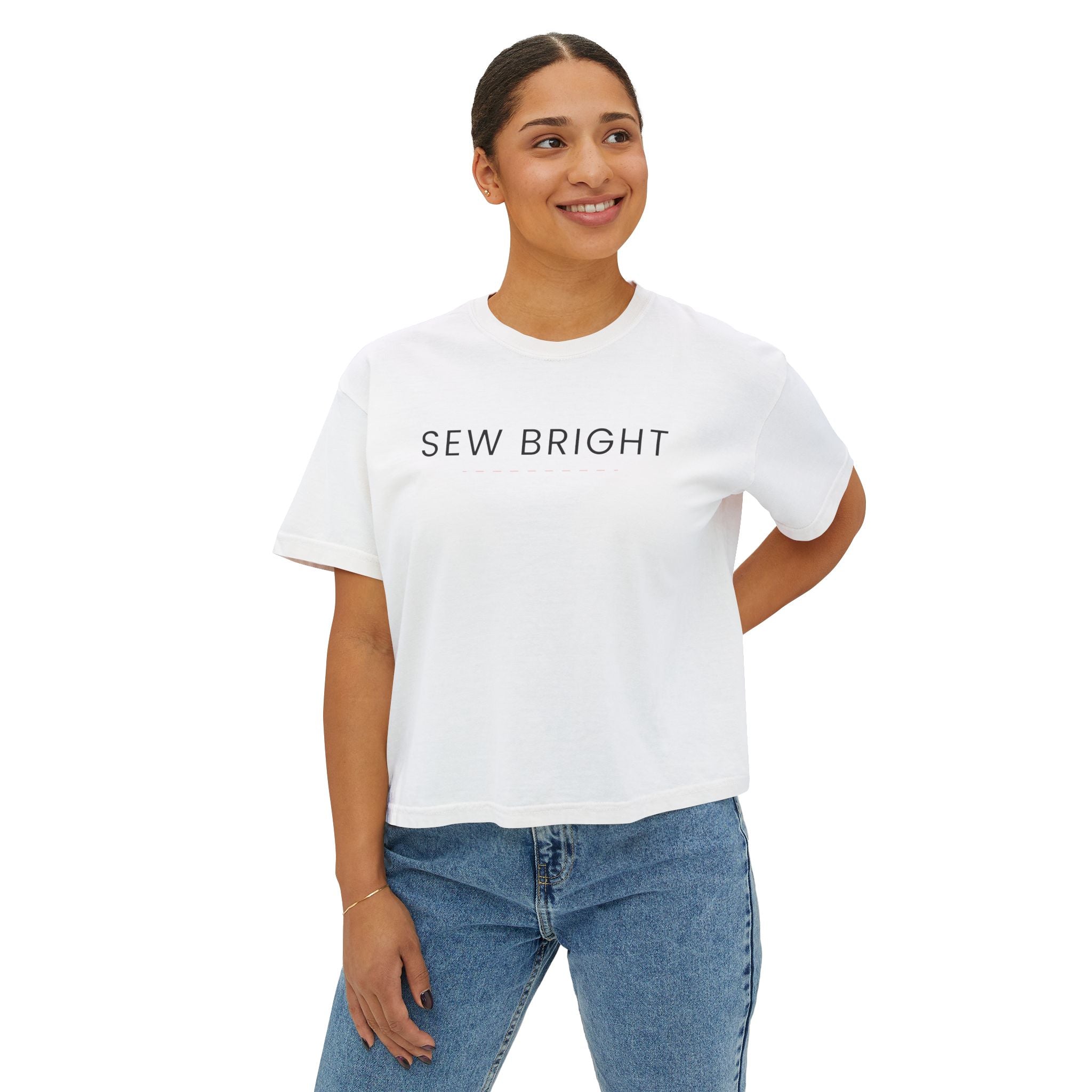 Sew Bright | Women's Boxy T-Shirt
