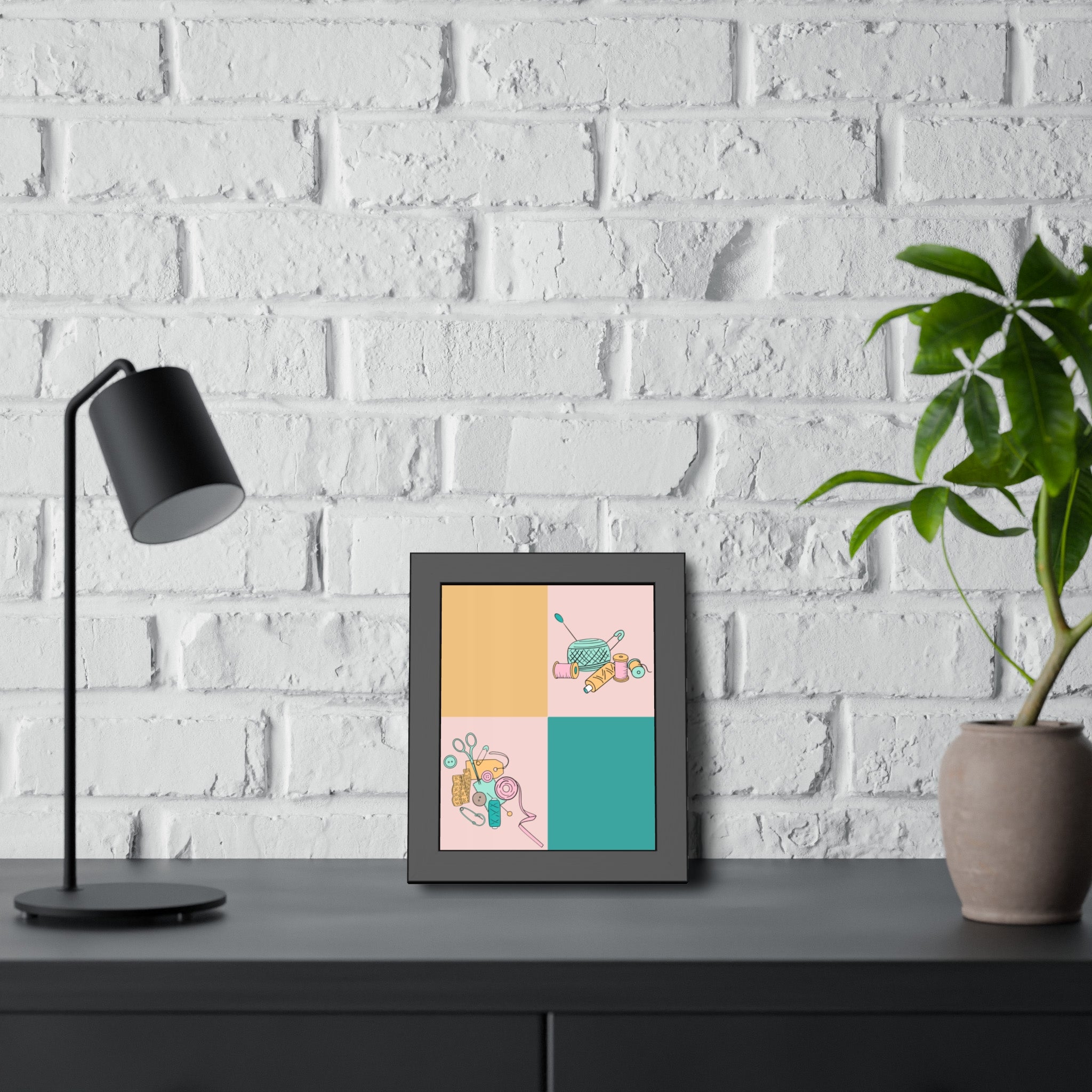 Block & Stitch | Framed Print