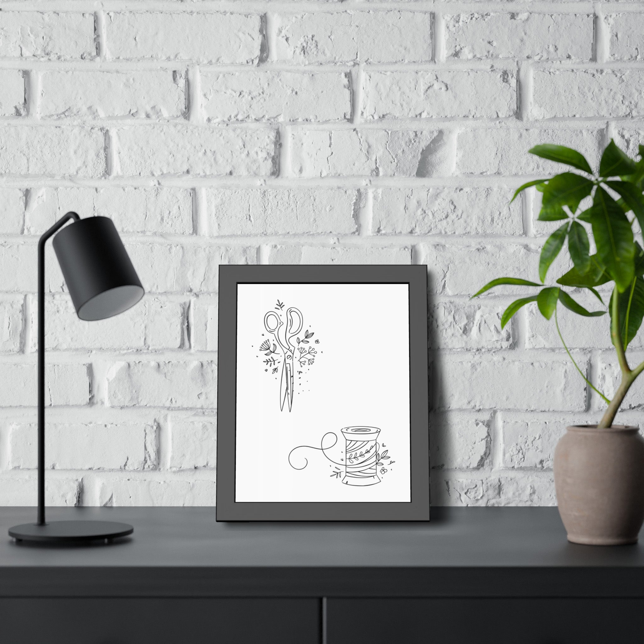 Thread & Shear | Framed Print