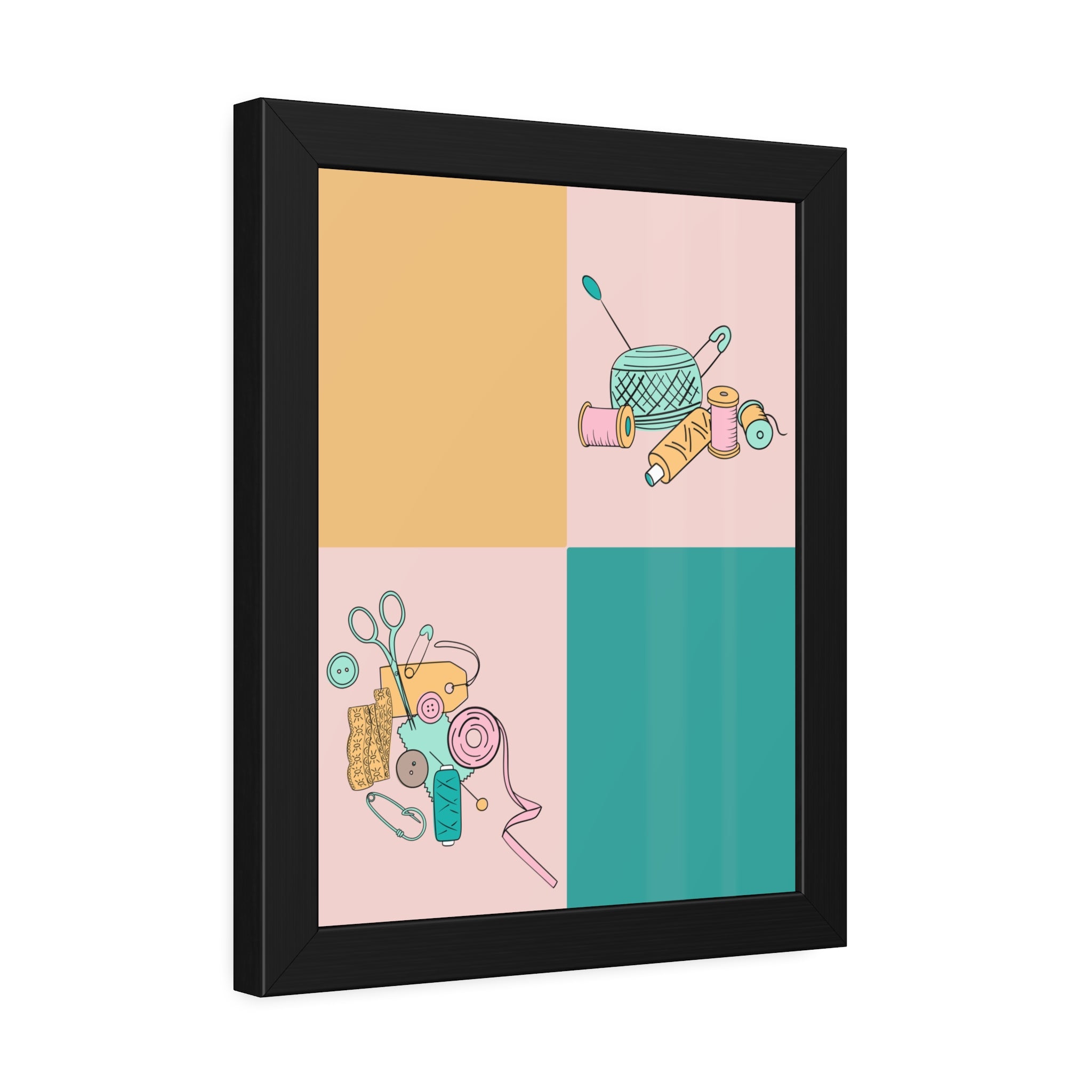 Block & Stitch | Framed Print