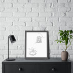 Pin & Thimble | Framed Print