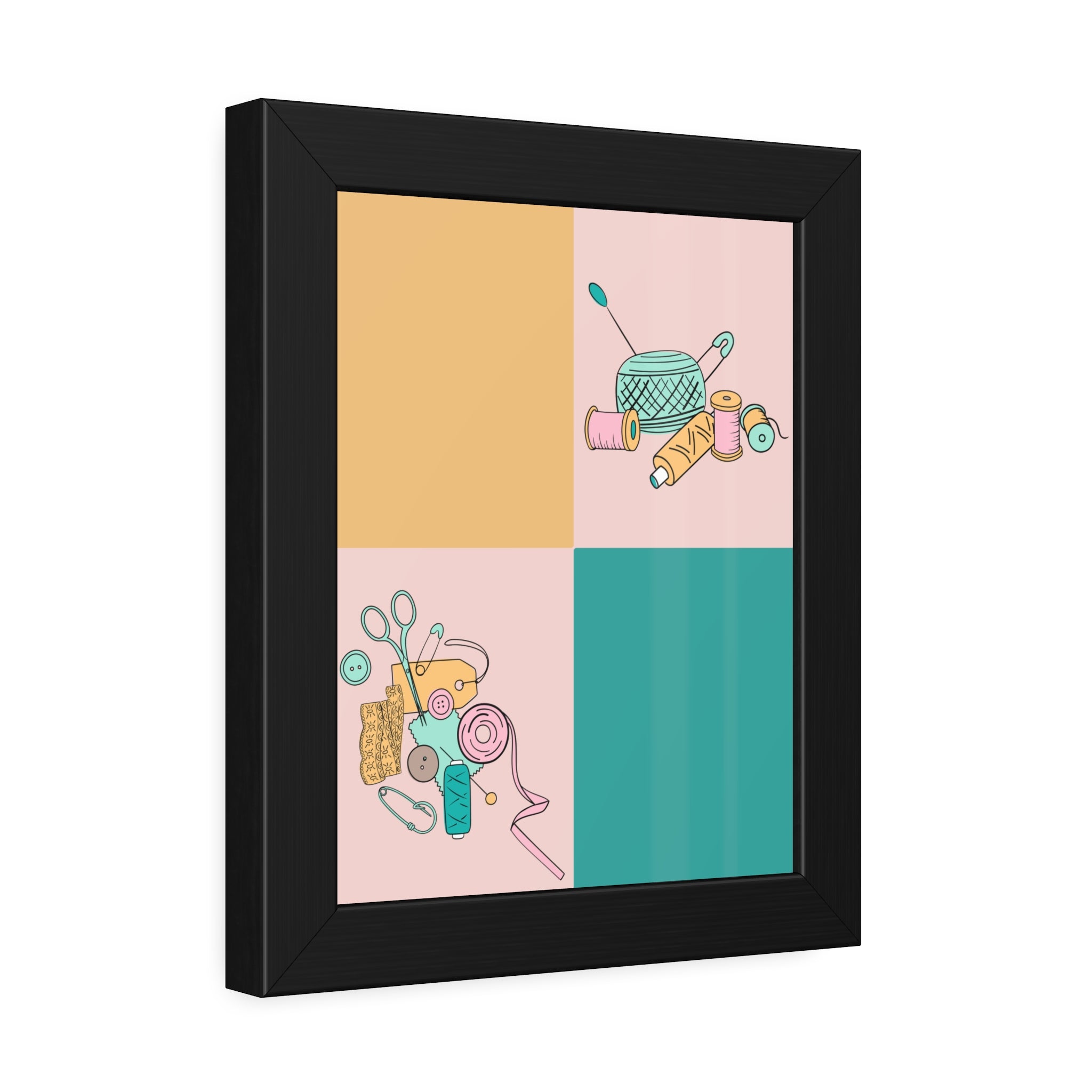Block & Stitch | Framed Print